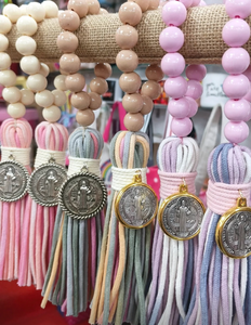 Colgante Religioso de San Benito Hecho a Mano, Accesorios para el Hogar, Cruz con Santos Católicos, Pulsera - Product Image 1