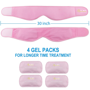 Nuevo Producto: Compresa Facial Fría y Caliente con <span class=keywords><strong>Gel</strong></span> de Hielo para Aliviar el Dolor de Extracción de Dientes del Siso, Una Banda con Cuatro Compresas de Hielo - Product Image 3
