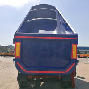 Semi-remorque benne basculante en acier à 3 essieux 400T pour le transport de sable et de pierre, avec basculement arrière, norme européenne - Product Image 3