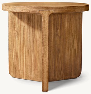Table basse ovale en chêne massif Wabi Sabi avec pied unique à tenon intégré, style minimaliste, profil bas, pour salon, table à thé en bois, personnalisable - Product Image 5