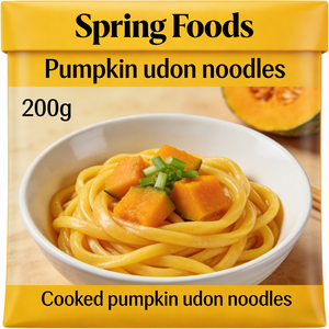 Nouilles Udon à la citrouille <span class=keywords><strong>sans</strong></span> <span class=keywords><strong>sucre</strong></span> et faibles en sodium, en vrac ou en boîte, cuisson en 1 minute pour un repas équilibré - Product Image 3