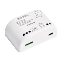 Modul Saklar WiFi Nirkabel YE Smart Remote Control DC 7-32V 85-250V Penerima RF 10A Modul Relay WiFi