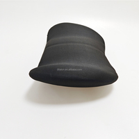 Oreiller de soutien lombaire confortable maille noire lavable pour le soulagement du lit mousse à mémoire de forme coussin pour le bas du dos oreiller conducteur de voiture oreiller de taille