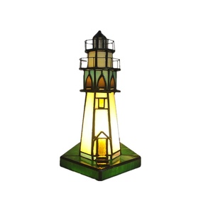 Lampe de table rétro européenne, salon, bureau, forme de <span class=keywords><strong>phare</strong></span>, lampe décorative, nouvelle lampe de table en verre, transfrontalier - Product Image 3