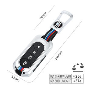 Funda de Silicona y Aleación de Zinc para Llaves de Coche TAILG <span class=keywords><strong>Sunra</strong></span> SAIGE XDAO, Llavero para Motocicleta Eléctrica, Accesorios para Llavero - Product Image 4