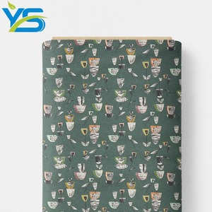 Baskılı Polyester kumaş üzerinde özel desen giysi için dijital baskı Spandex ile % 100% polyester - Product Image 2