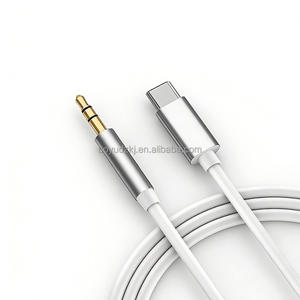 Câble audio Type-C vers 3,5 mm, cordon auxiliaire blindé tressé plaqué or pour smartphones, enceintes, autoradios et systèmes home cinéma - Product Image 6