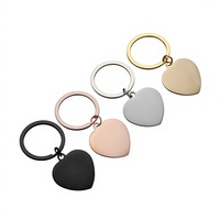 Grosir Gantungan Kunci Hati Vintage Fashion Carabiner Baja Tahan Karat Poles Cermin Logo Kustom Ukiran Laser Hadiah