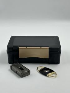 Accessoires d'extérieur pour cigares Humidor Bongas Para <span class=keywords><strong>Smoke</strong></span> Shop Cases Cigar Cutter case Wholesale for Men Luxury - Product Image 2