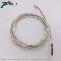 Sensor Suhu Industri RTD PT100 PT1000 PT200 Probe 3x8mm Pemasangan Mudah Tahan Suhu Tinggi