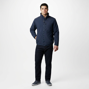 Light <b>Weight</b> Canvas Softshell Jacket with <b>Stand</b> Collar Waterproof Custom Front Logo Hooded Hunting Outdoor Jacket - Product Image 1