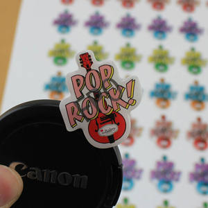 Autocollants à paillettes Double mur de luxe, étiquette bombée pour la décoration de la tasse de café, adhésif individuel personnalisé, pièces - Product Image 3