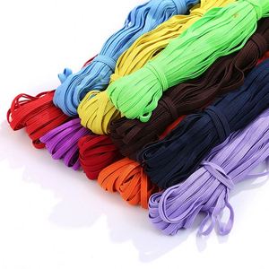 Cordón Elástico Trenzado Plano de Color Personalizado al por Mayor para Bolsos y Zapatos - Product Image 1