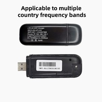 Yiran U96-E Dongle WiFi 4G LTE Portabel 150Mbps Modem USB Nirkabel Mini Terbuka Kunci Global untuk Perjalanan, Luar Ruangan, dan Mobil