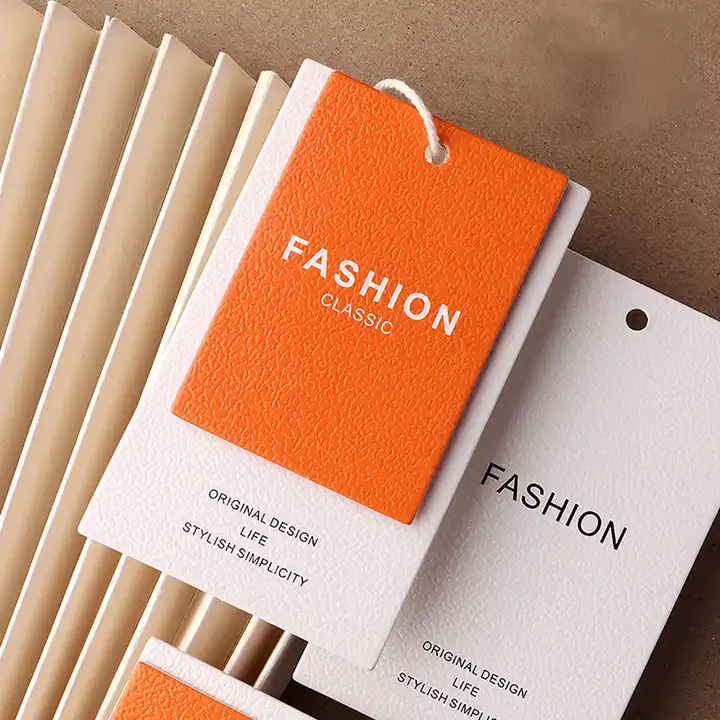 Source Luxury clothing hang tags customized paper hang tag on m