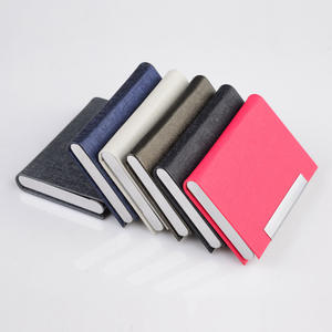 جلد صناعي مخصص للبيع بالجملة ممغنط حامل بطاقة عمل محمولة حقيبة عرض ID صانعة - Product Image 1