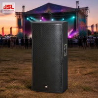Système audio professionnel JSL SM-215 1000W à double haut-parleur 15 pouces, 2 voies, pleine fréquence, pour spectacles sur scène