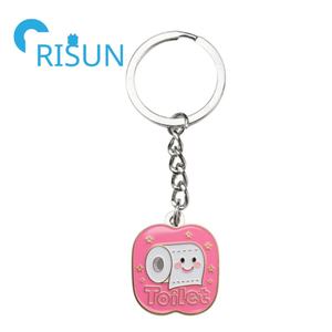 Llavero de esmalte de rollo de <span class=keywords><strong>papel</strong></span> higiénico personalizado de fábrica Premium, llavero de <span class=keywords><strong>papel</strong></span> higiénico de Metal, llavero de tubo de rollo de inodoro divertido - Product Image 5