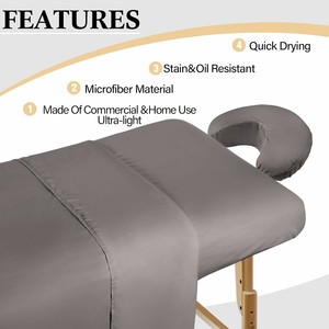 Ensemble <span class=keywords><strong>de</strong></span> draps <span class=keywords><strong>de</strong></span> <span class=keywords><strong>Table</strong></span> <span class=keywords><strong>de</strong></span> <span class=keywords><strong>Massage</strong></span> en microfibre Couverture <span class=keywords><strong>de</strong></span> <span class=keywords><strong>Table</strong></span> <span class=keywords><strong>de</strong></span> lit <span class=keywords><strong>de</strong></span> <span class=keywords><strong>Massage</strong></span> légère et douce Couverture <span class=keywords><strong>de</strong></span> repos facial pour salon - Product Image 5