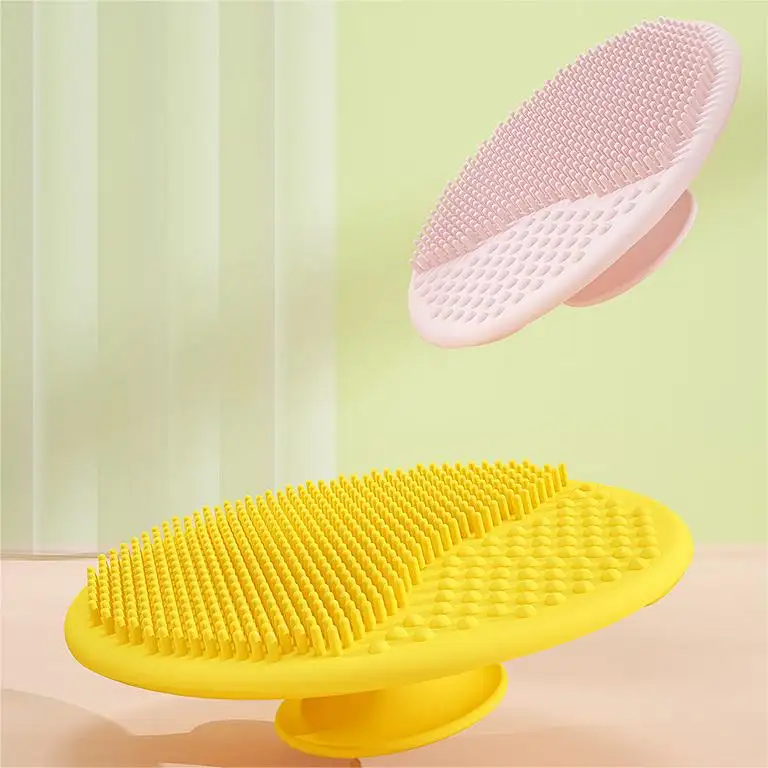 Customized Silicone Cleansing brush Washing Pad Shampoo Facial Face Cleansing Soft Brush Tool Soft Deep Cleaning Face Brush