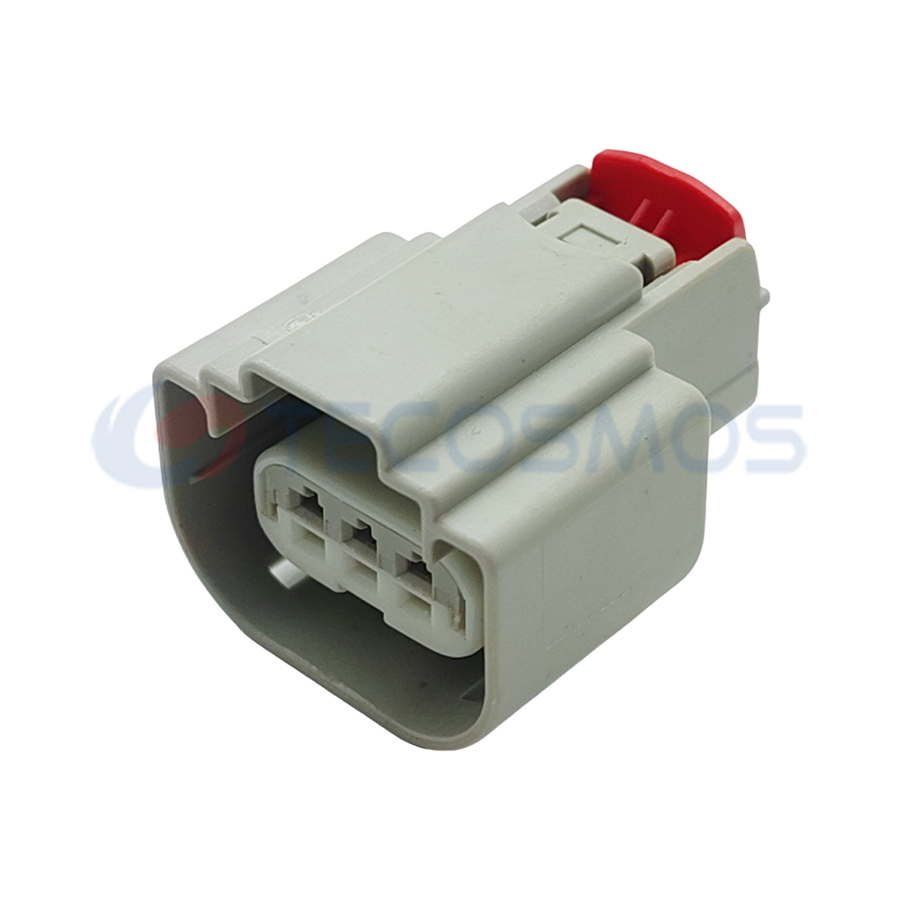 3-Pin Female Waterproof Wire Harness for Car Daytime Running Lamp 160073-3106 ABS Nylon Copper Steering Lamp Holder Base Plug