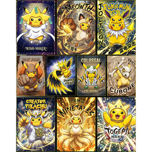PY Wireless Archives A5 Tarjeta de Personaje Navidad Regalo para Niños Juego de Mesa Caja Sorpresa Limitada Rayquaza Tarjeta de Pokémon de Cómics Pikachu - Product Image 3