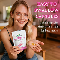 SOLOTREE OEM & ODM Marque Privée Complément Antioxydant Déodorant Corporel Huiles Florales pour des Aisselles Fraîches - Capsules Souples Végétaliennes