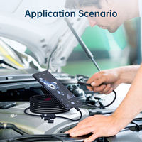 Endoscope automobile portable pour Android, caméra d'inspection, boroscope avec contrôle par application et câble de 5 m pour les mécaniciens