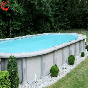 Soporte Extraíble Marco de Metal <span class=keywords><strong>Piscina</strong></span> de Almacenamiento de Fibra de Vidrio Patio Luz Extra Grande Sobre el Suelo <span class=keywords><strong>Piscina</strong></span> de Resina Epoxi - Product Image 5