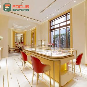 Sistema de Exhibición de Joyería Moderno con Acabado Laminado, Mostrador de Exhibición Comercial para Tiendas - Product Image 2