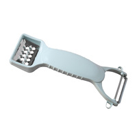 Plastic dubbelsnijdende schilmes, multifunctionele rasp, aardappelschiller en schrapmes