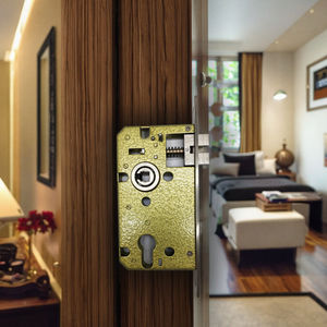 ファクトリーダイレクト<span class=keywords><strong>5845</strong></span>三角ラッチほぞ穴ドアロック本体ステンレス鋼201パネル木製ドア用サイレントラッチ - Product Image 5