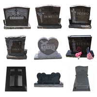 Stèles funéraires en granit gris américain traditionnel, monuments personnalisés, pierre tombale magnifique, imperméable et durable pour cimetière