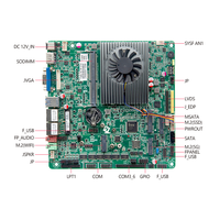 Motherboard N100 N97 N95 Tanpa Kipas DDR4 HD2.0 Dual LAN 8x USB 6x COM 12V Slot SIM Kartu Grafis Terintegrasi RAM CPU