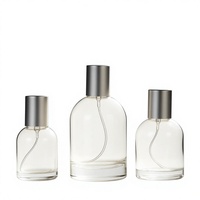 Botol Parfum Silinder Kaca Buram Mewah Kustom Kelas Atas 30/50/100ml dengan Sprayer, Kotak Kustom & Sampel Gratis