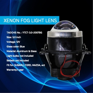 TAOCHIS 3.0 Inch Phim Màu Xanh Glass Đèn Sương Mù <span class=keywords><strong>Bi</strong></span> <span class=keywords><strong>Xenon</strong></span> Chiếu Ống Kính Đèn Sương Mù Với Chùm Cao Thấp H11 Đèn Cho Subaru Ford Mazda - Product Image 2