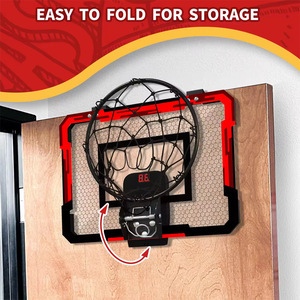 Mini panier de <span class=keywords><strong>basket</strong></span>-ball d'intérieur, jouets, panier de <span class=keywords><strong>basket</strong></span>-ball <span class=keywords><strong>mural</strong></span>, <span class=keywords><strong>panneau</strong></span> d'entraînement avec lumières LED - Product Image 3