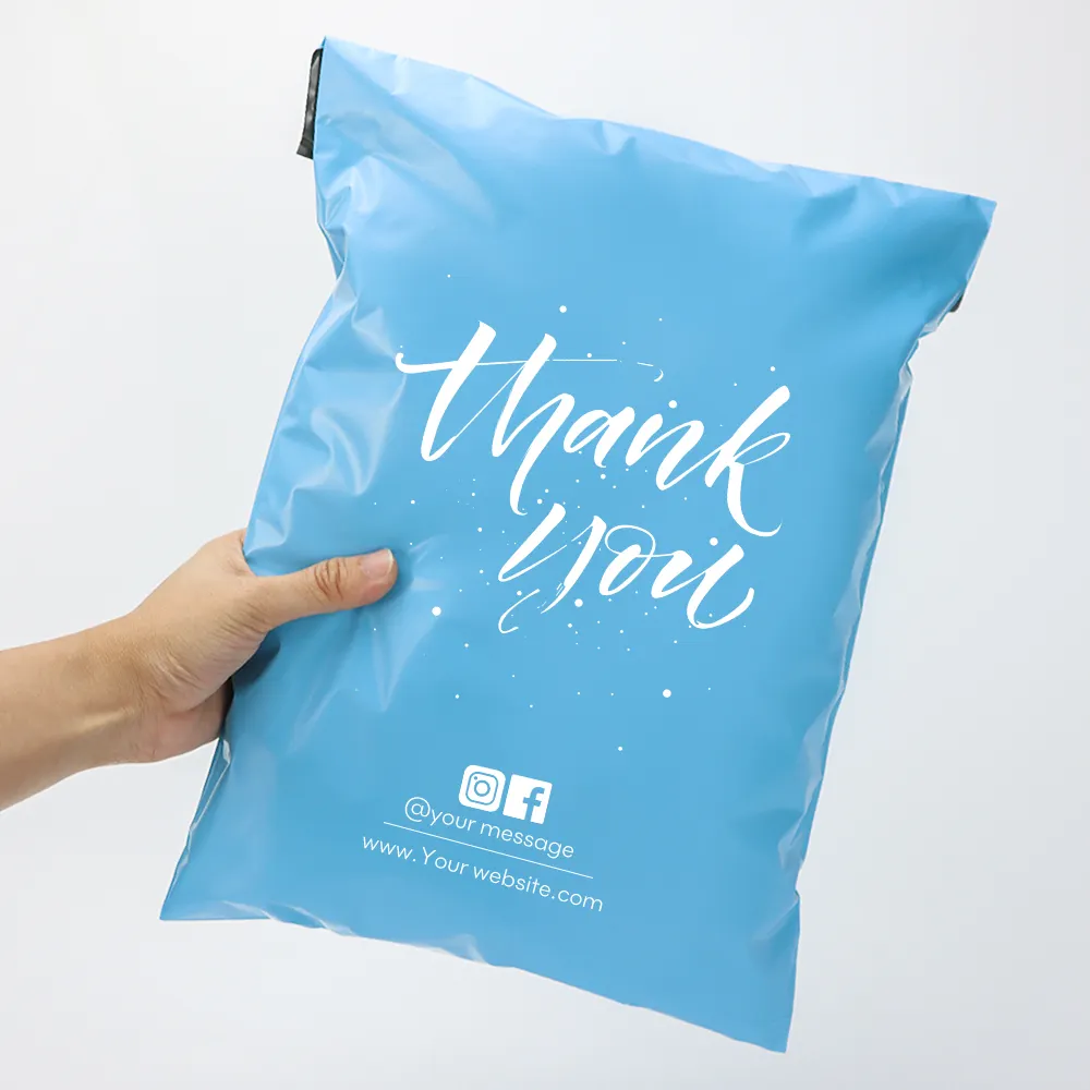 ZMY Eco-Friendly Poly Couriers Embalaje bolsas de Entrega personalizada Blanco Ropa grande Poly Mailers bolsas de envío