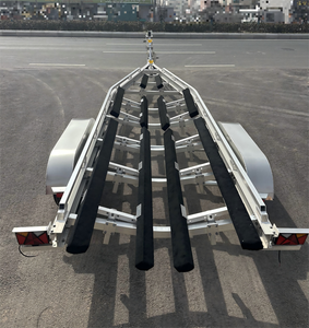 30ft Tandem achse Hydraulische Bremse Aluminium Boots anhänger Holz kojen 3800kgs Lade kapazität Geeignet für 28-29ft Boot Hot Sales - Product Image 6