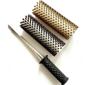 Poil de cheval en laiton et épilation à la cire en nylon avec sac de rangement protecteur et poignée Kit de <span class=keywords><strong>brosse</strong></span> de rotation de ski utilisant <span class=keywords><strong>sur</strong></span> une <span class=keywords><strong>perceuse</strong></span> électrique - Product Image 4