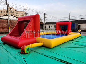 <span class=keywords><strong>Campo</strong></span> <span class=keywords><strong>da</strong></span> Calcio Gonfiabile 20x10m, Dimensioni Personalizzabili, Certificazione EN14960, Doppia Cucitura, con Soffiatore/Pompa e Kit di Riparazione per Esterni - Product Image 2