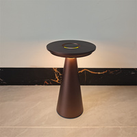 Lámpara de Mesa Inalámbrica de Aleación de Aluminio, Lámpara de Escritorio Recargable de 5200 mAh con Control Remoto, Temporizador y Función de Bloqueo