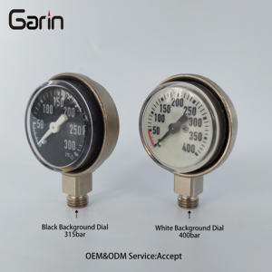 400BAR Dial 50MM 7/16-20 UNF Scuba <span class=keywords><strong>Diving</strong></span> Manômetro de latão - Product Image 5