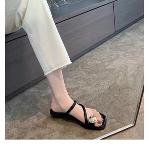 Sandalias Casuales de Verano para Mujer, Estilo Coreano, Ligeras, Antideslizantes, con Punta Moderna, para la Playa - Product Image 3