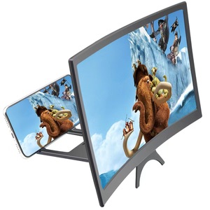 Nuevo Amplificador de <span class=keywords><strong>Pantalla</strong></span> 3D Curvo de 12 Pulgadas para Teléfono Móvil, Soporte de Escritorio para Teléfono - Product Image 4