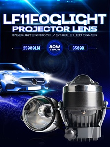 Mới tùy chỉnh xe bi <span class=keywords><strong>LED</strong></span> sương mù đèn xe <span class=keywords><strong>3</strong></span> <span class=keywords><strong>inch</strong></span> kép <span class=keywords><strong>LED</strong></span> ống kính máy chiếu sương mù ma trận ánh sáng phổ quát cho TOYOTA Nissan Ford Jeep - Product Image 4