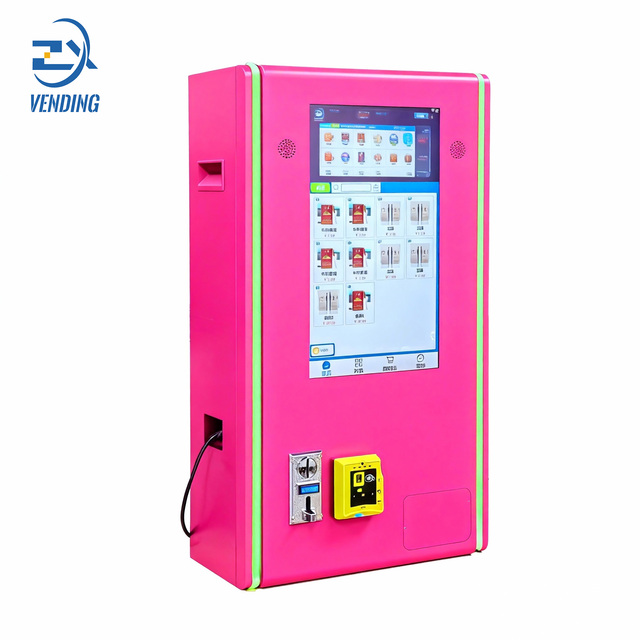ZX Customized Vending Machine for Beauty Products Free Height Adjustment Small Items Dispenser SDK Enabled LED Display Touch
