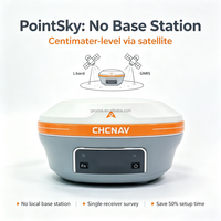 Récepteur GNSS RTK CHCNAV I93 professionnel de haute précision avec IMU et base inclinable, équipement de topographie pour relevés routiers