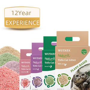 Litière écologique pour chat tofu agglomérante rapide contrôle des odeurs biodégradable composé de gel de silice de soja amidon de maïs fibre végétale - Product Image 2