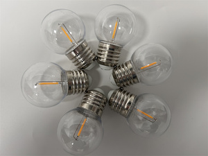 220V 110V 12V E12 Edison ấm trắng <span class=keywords><strong>Filament</strong></span> <span class=keywords><strong>G40</strong></span> shatterproof <span class=keywords><strong>LED</strong></span> thay thế bóng đèn cho Retro chiếu sáng - Product Image 6